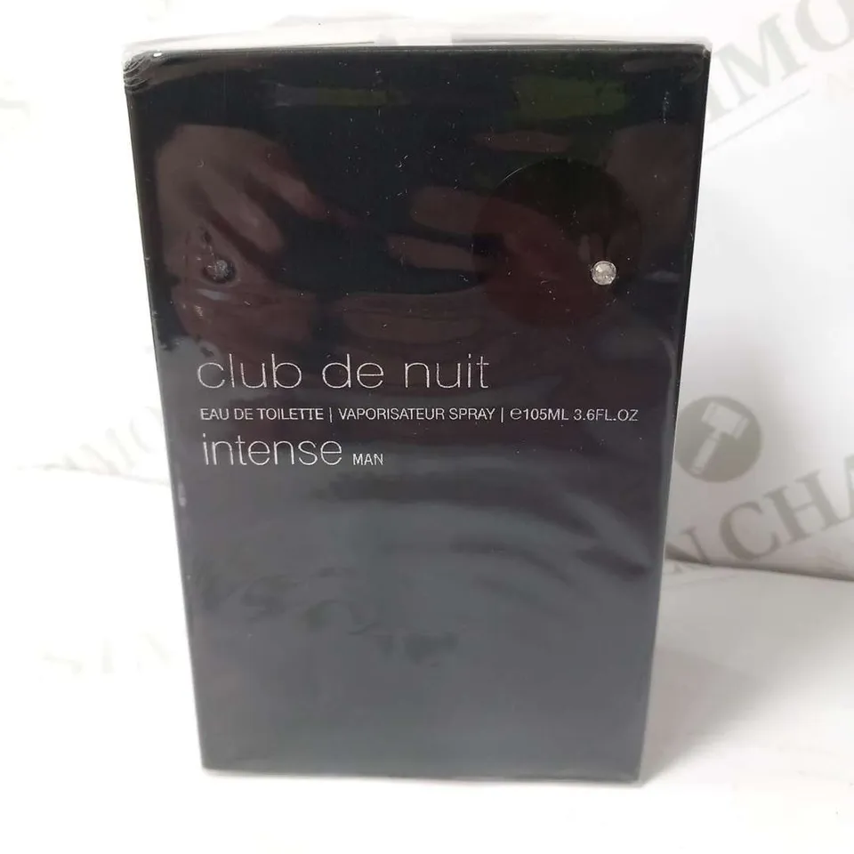 BOXED AND SEALED CLUB DE NUIT EAU DE TOILETTE INTENSE MAN 105ML