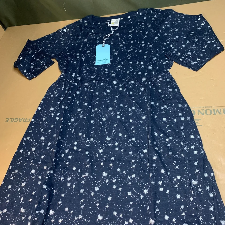 WEIRD FISH LYRA SPARKLE PRINT JERSEY DRESS SIZE 10