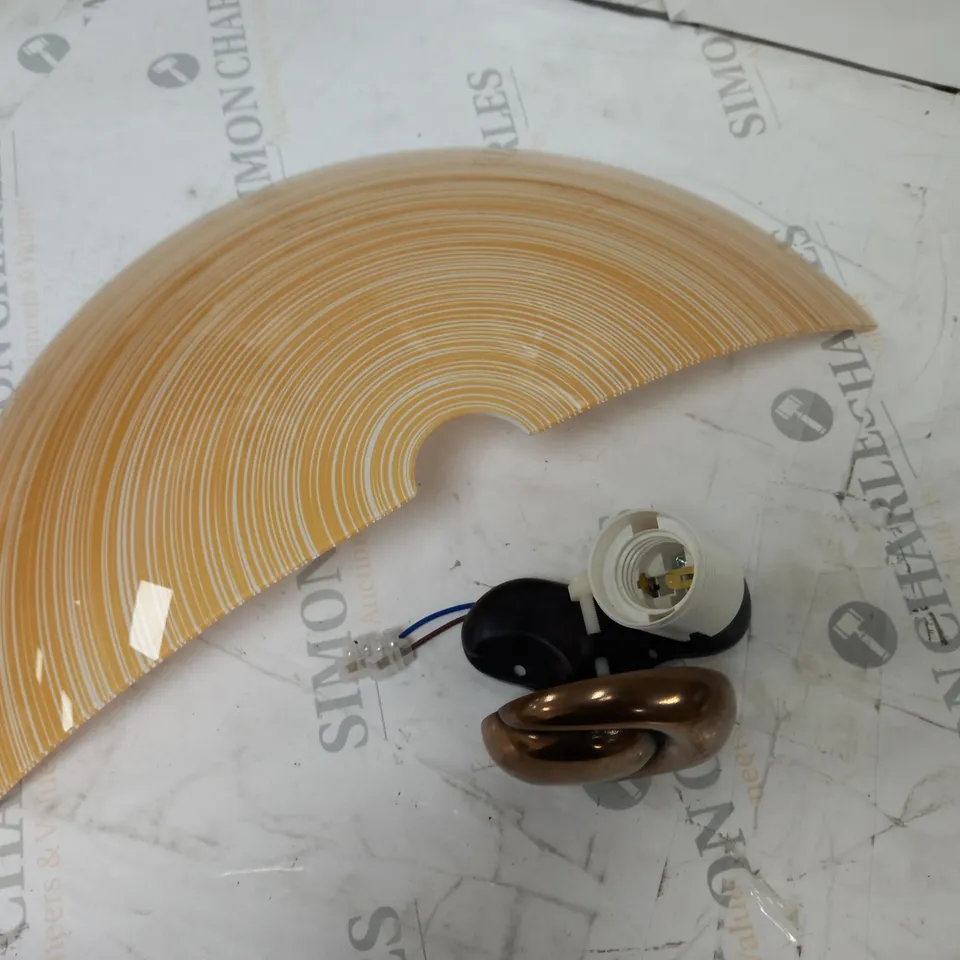 SWIRL 1-LIGHT WALL FLUSH LIGHT