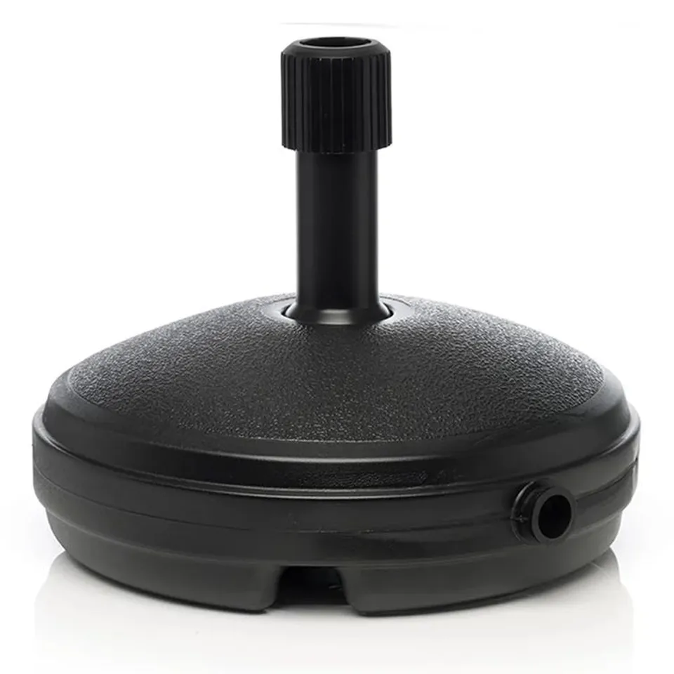 BOXED BLACK PLASTIC UMBRELLA BASE