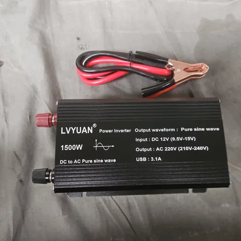 LVYUAN 1500W DC to AC Pure Sine Wave Power Inverter