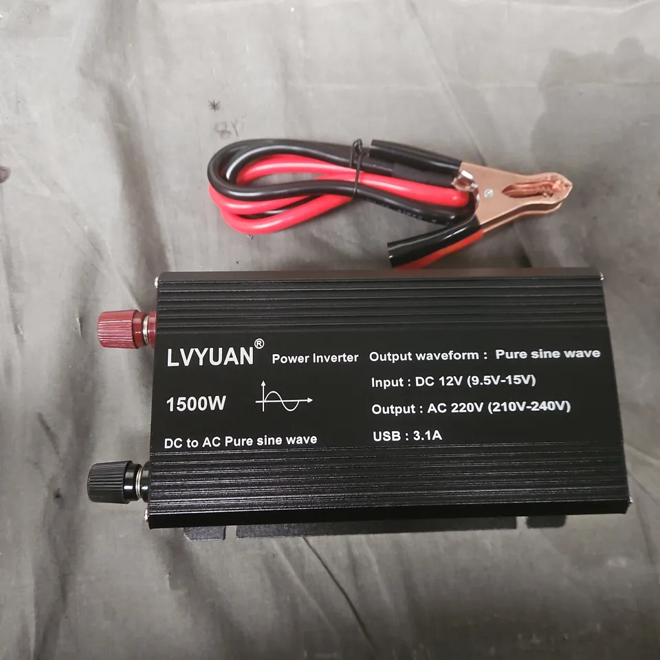 LVYUAN 1500W DC to AC Pure Sine Wave Power Inverter