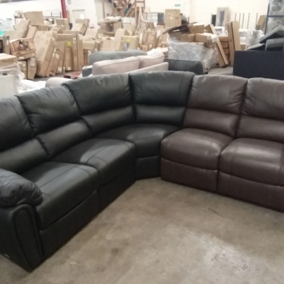 LEIGHTON POWER RECLINER CORNER GROUP - ONE SECTION INCORRECT COLOUR