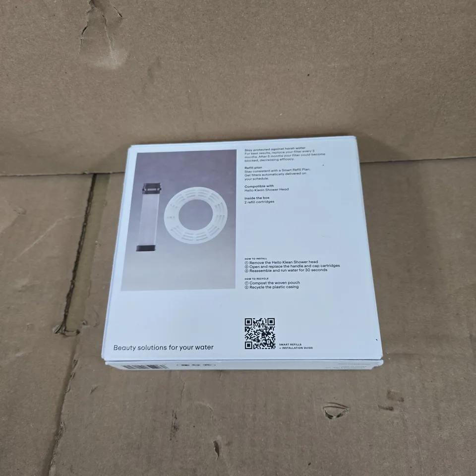 HELLO KLEAN SHOWER HEAD FILTER CARTRIDGES 2.0 – 2 PACK