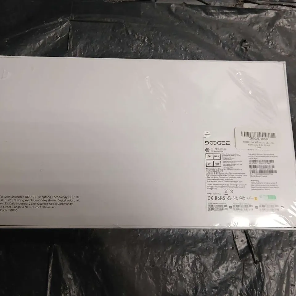 SEALED DOOGEE TAB A9 VIP EDITION TABLET – AURORA BLACK, 64GB ROM, UP TO 12GB RAM 