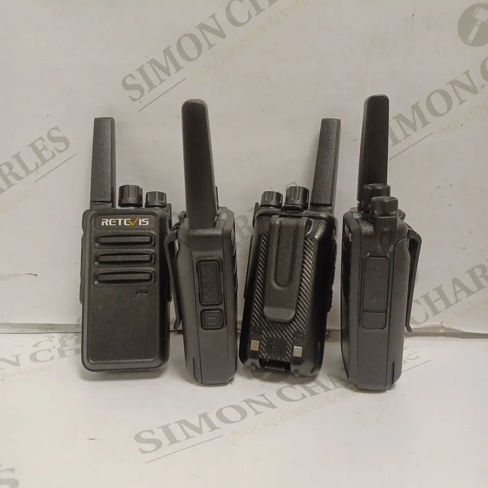 BOXED RETEVIS TWO WAY RADIO - 6 RADIOS INCLUDED. 