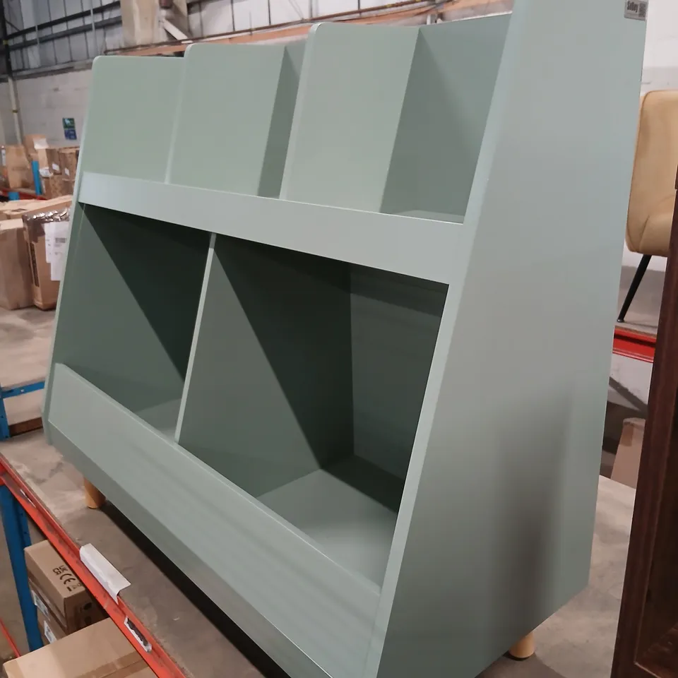 WABASH 77CM BOOKCASE GREEN