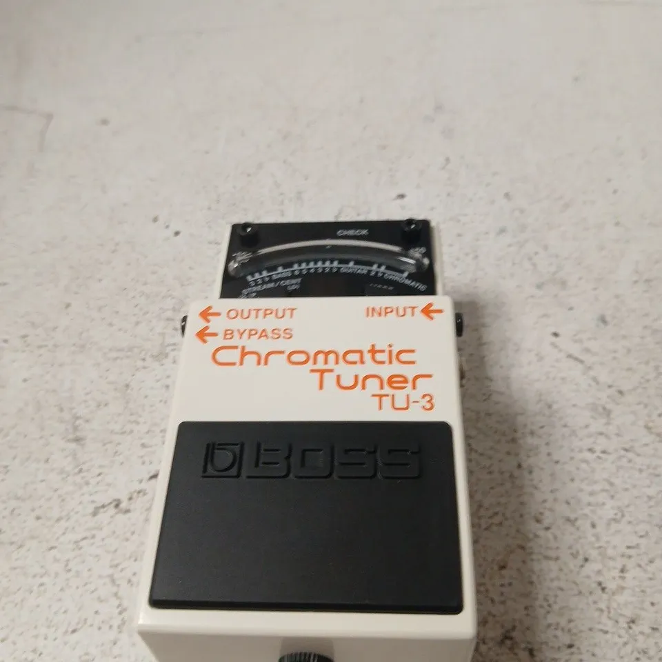 BOSS TU-3 CHROMATIC TUNER PEDAL – BOXED