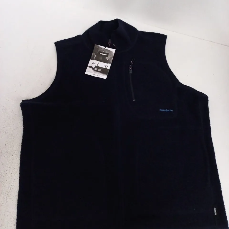 FINISTERRE PORTELLE WOOL FLEECE GILET IN NAVY - L