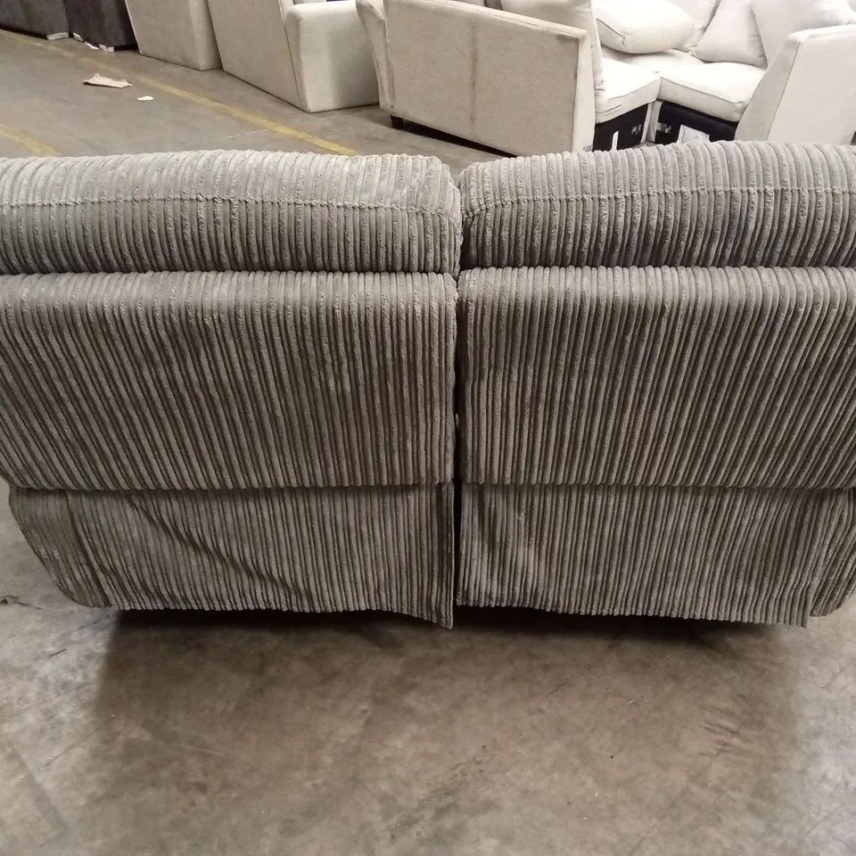 BARON FABRIC 2 SEATER MANUAL RECLINER SOFA RRP £799