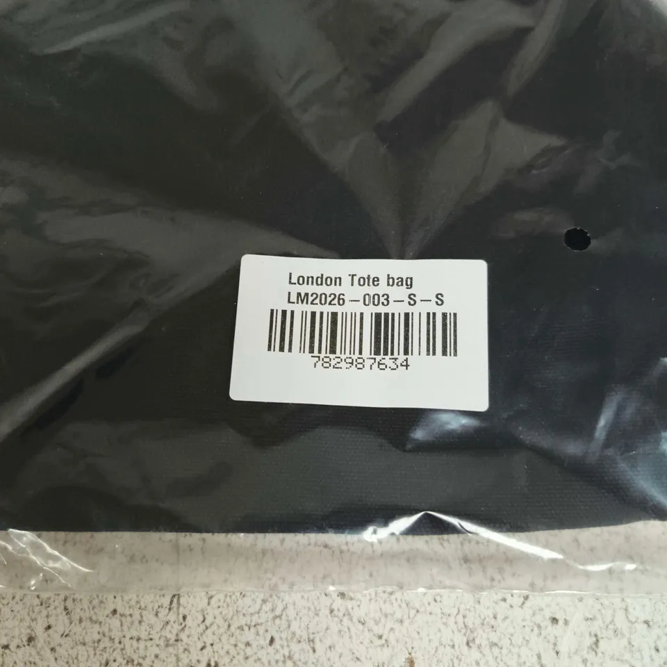 LONDON TOTE BAG – LM2026-003-S-S (BLACK)