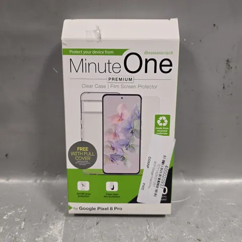 BOX OF APPROXIMATELY 15 MINUTE ONE CLEAR CASE & FILM SCREEN PROTECTOR GOOGLE PIXEL 8 PRO
