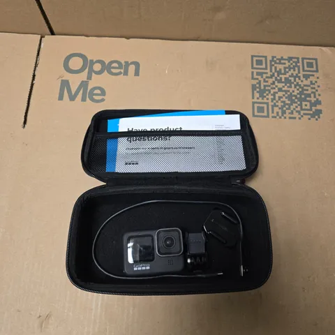 GOPRO HERO9 BLACK ACTION CAMERA IN PROTECTIVE ZIP CASE