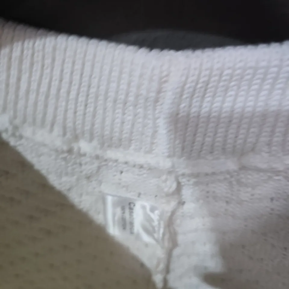 CASABLANCA BABY WHITE TEXTURED KNIT SHORTS 