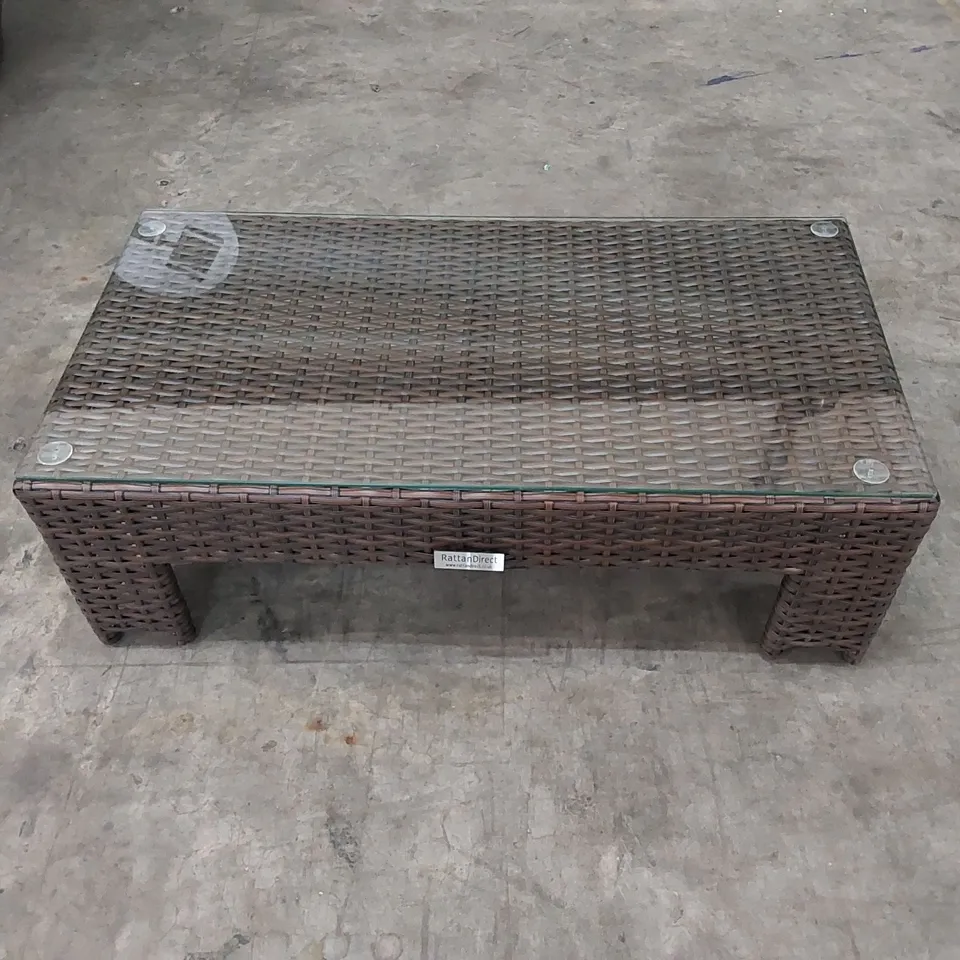 DESIGNER RATTAN VENICE DAY BED WITH CANOPY IN CHOCOLATE MIX AND COFFEE CREAM COLOUR