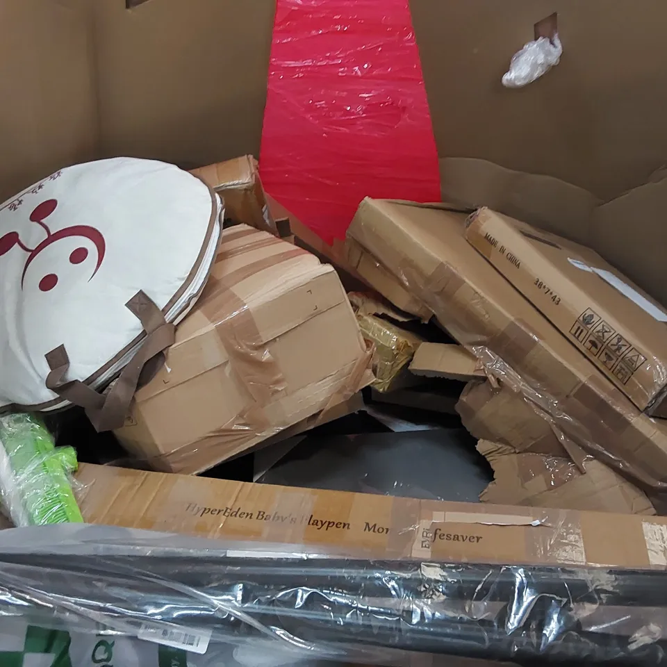PALLET OF ASSORTED CONSUMER GOODS AND FURNITURE PRODUCTS TO INCLUDE; PREMIUM AIR BEDS, PORTABLE ICE BATHS, COMFORT CUSHIONS, BED ASSIST RAIL ECT.