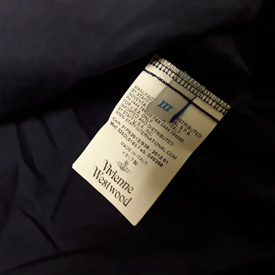 VIVIENNE WESTWOOD NAVY LONG SLEEVE SHIRT - SIZE UNSPECIFIED 