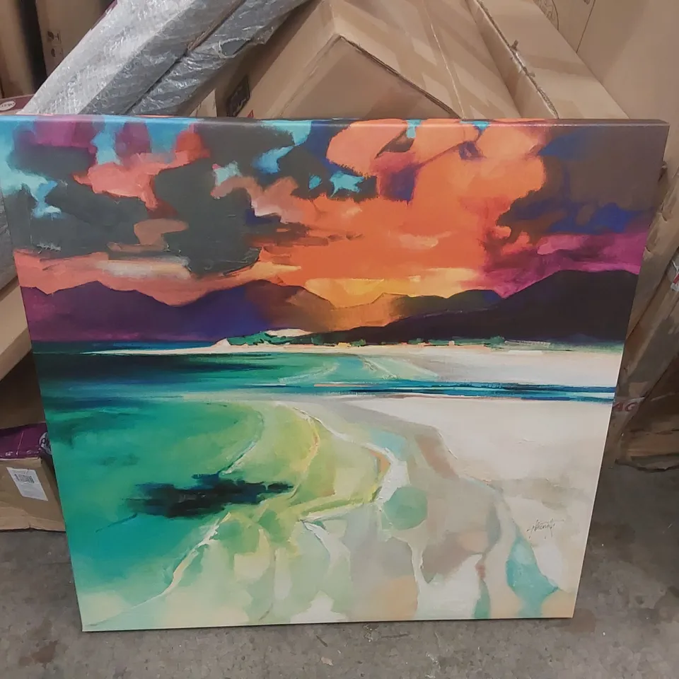SEILEBOST BY SCOTT NAISMITH WRAPPED CANVAS PAINTING