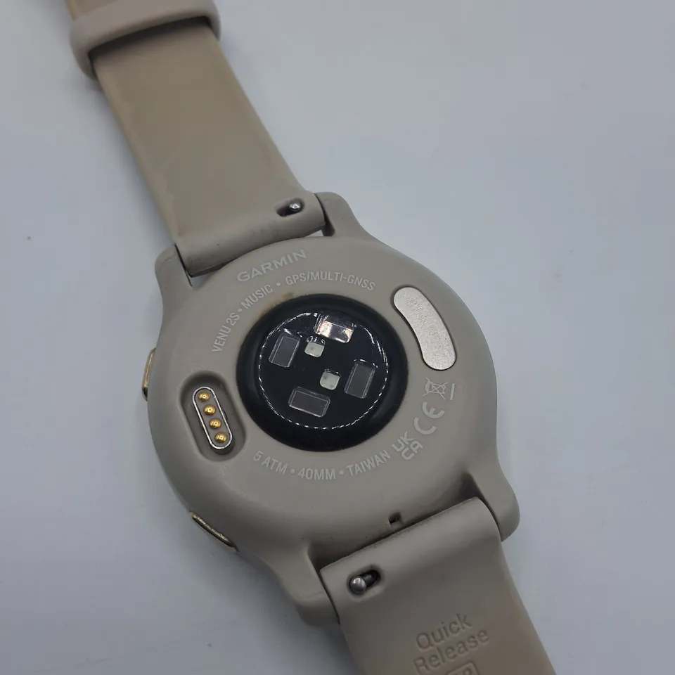 UNBOXED GARMIN VENU 2S 40MM ACTIVITY WATCH IN BEIGE 