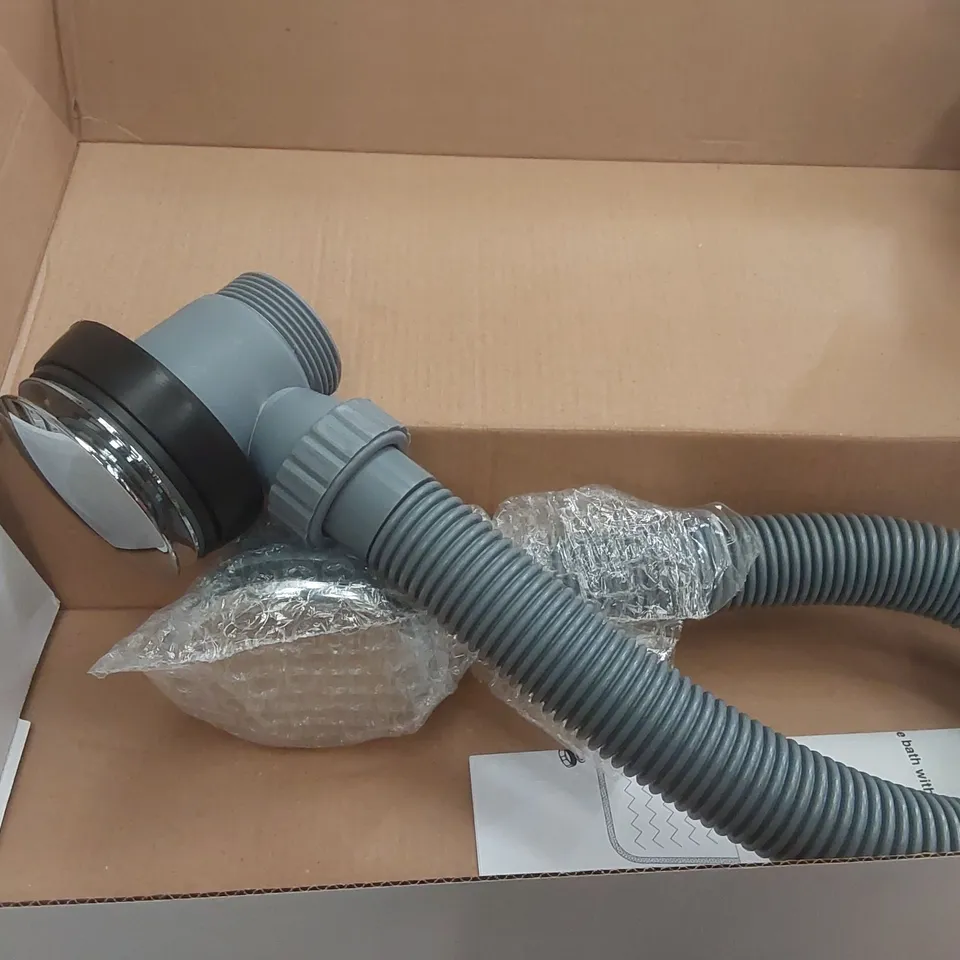 BRAND NEW BOXED CHROME-PLATED BATH WASTE AND OVERFLOW KIT