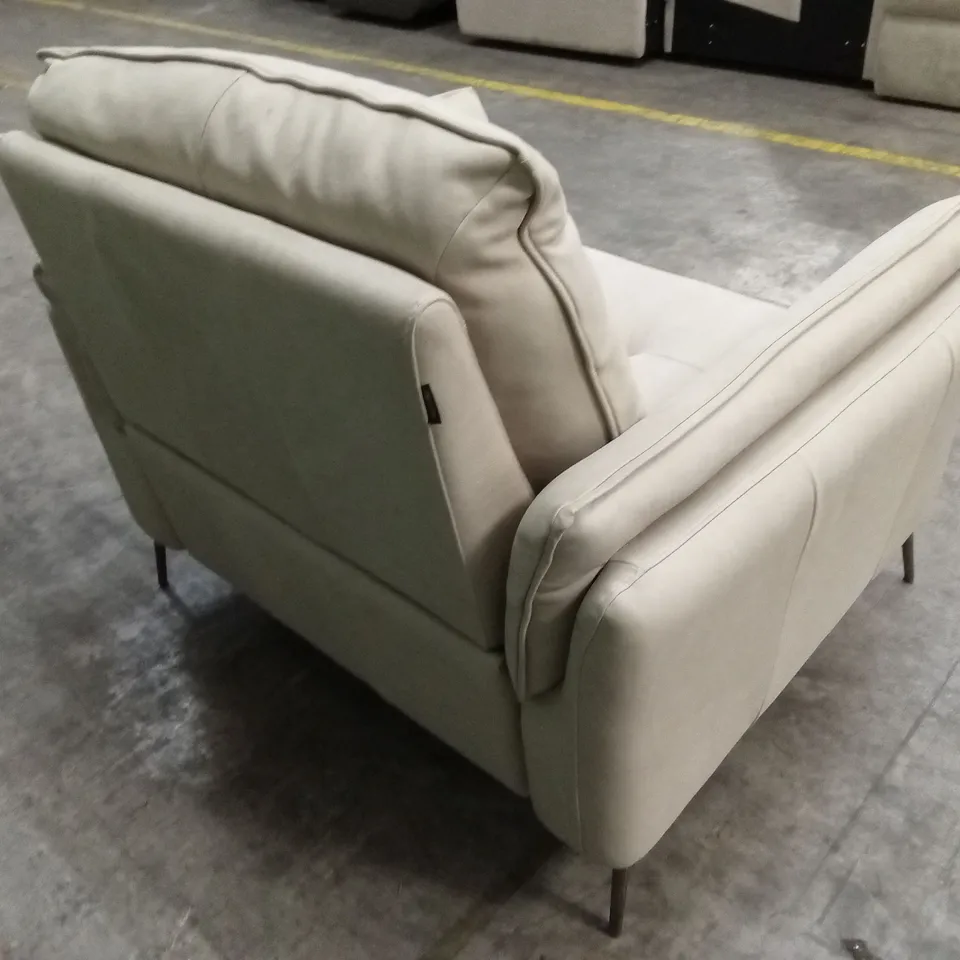 QUALITY DESIGNER ITALIAN MADE BOLZANO ELECTRIC RECLINER LEATHER ARMCHAIR 