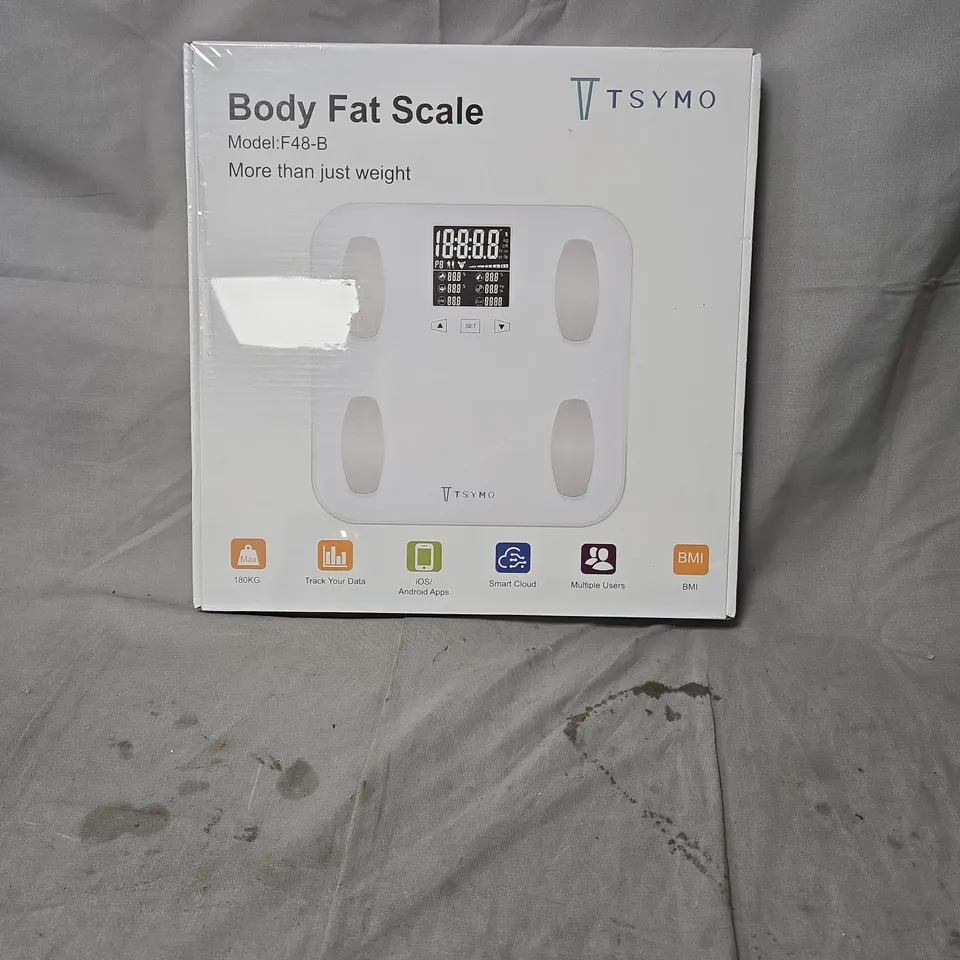 TSYMO BODY FAT SCALE – MODEL F48-B (BOXED) 