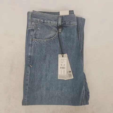 G.STAR JUDEE LOOSE MERCURY DENIM JEANS IN FADED BLUE GLACIER SIZE 27/30