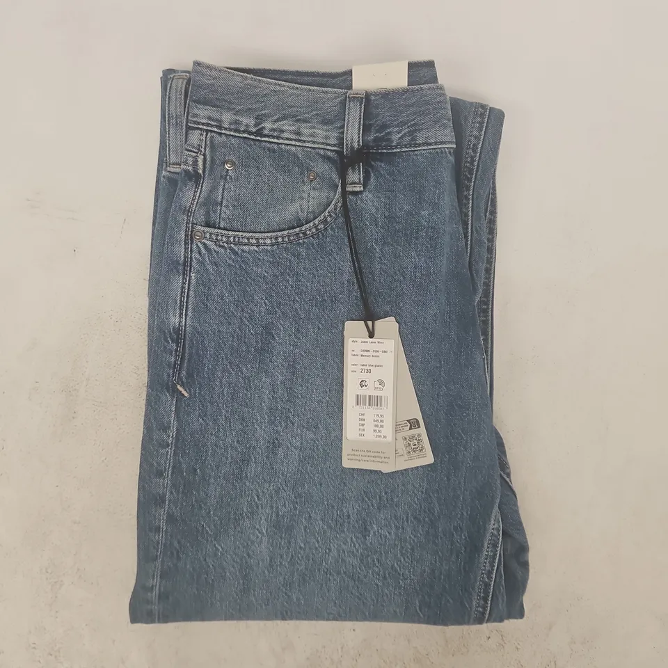 G.STAR JUDEE LOOSE MERCURY DENIM JEANS IN FADED BLUE GLACIER SIZE 27/30