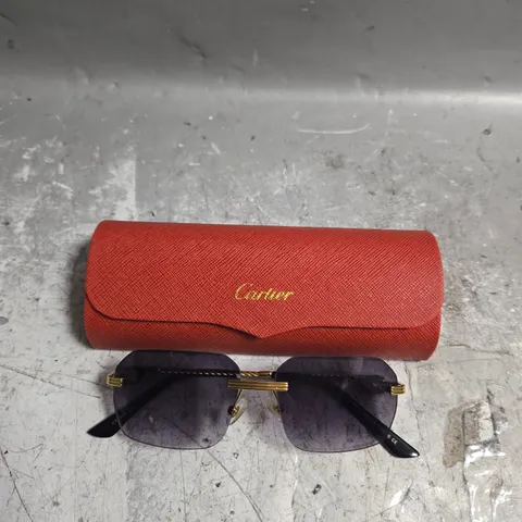 PAIR OF CARTIER SUNGLASSES - CT 00828