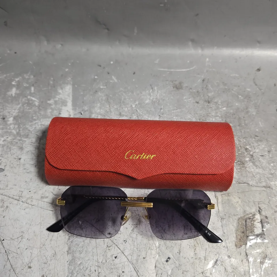 PAIR OF CARTIER SUNGLASSES - CT 00828