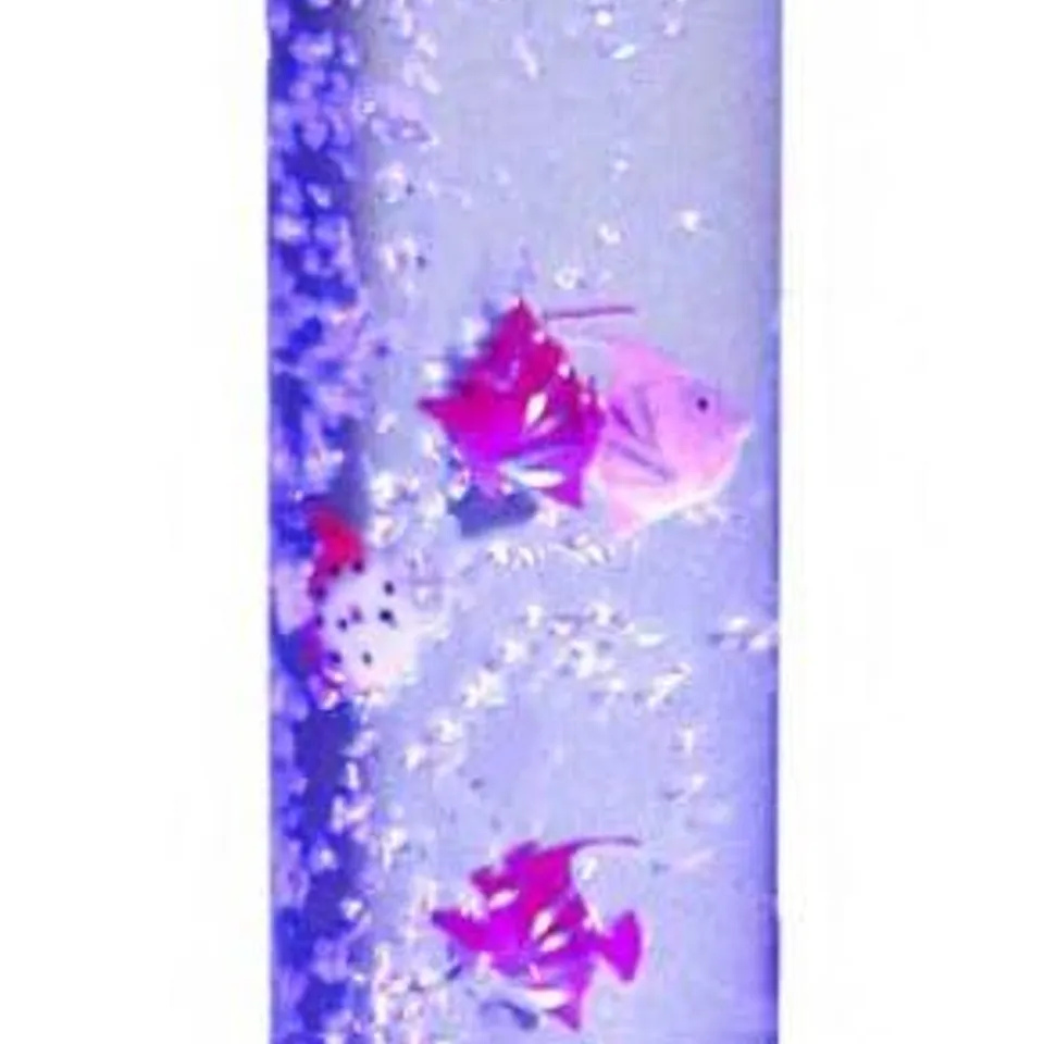 120CM COLOUR CHANGING LED WATER BUBBLE FISH NOVELTY LAMP
