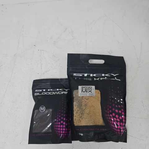 STICKY BAITS BLOODWORM & THE KILL FISHING BAITS – 2 BAGS