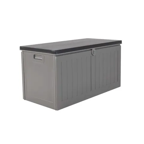 BOXED DAKOTA FIELDS DANBERRY 96CM W 190L WATER RESISTANT PLASTIC LOCKABLE STORAGE BOX (1 BOX)