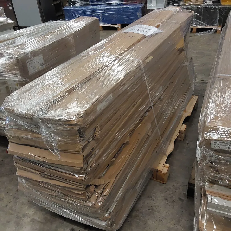 PALLET TO CONTAIN ASSORTED INCOMPLETE FURNITURE PARTS AND PANELS
