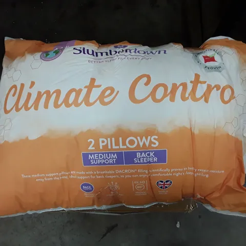 SLUMBERDOWN CONTROL 4.5 TOG SUMMER DUVET WITH 2 PILLOWS