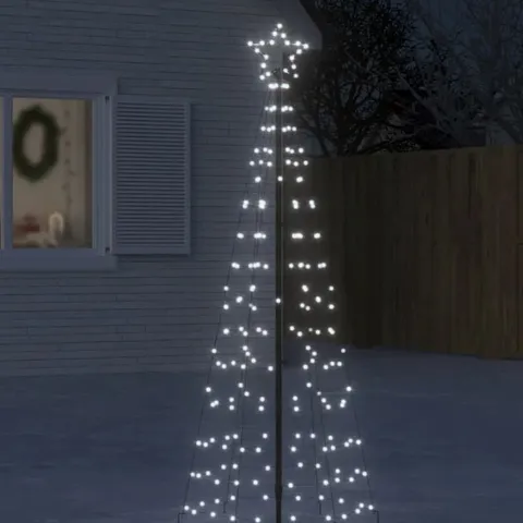 BOXED LED CHRISTMAS TREE WITH SPIKES 220 LEDS 180 CM