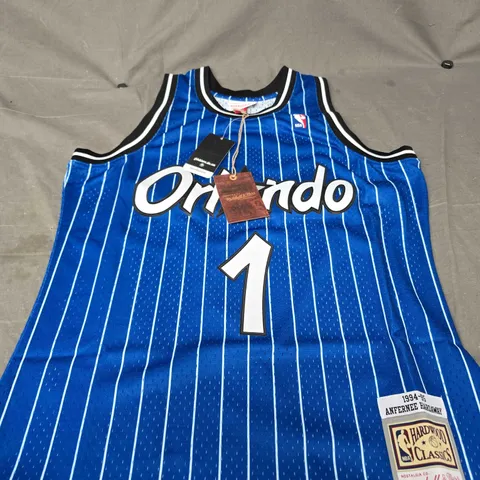 ORLANDO MAGIC ROAD 1994-95 ANFERNEE HARDAWAY SWINGMAN JERSEY SIZE M