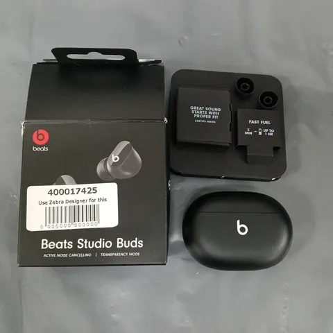 BOXED BEATS STUDIO BUDS - BLACK 