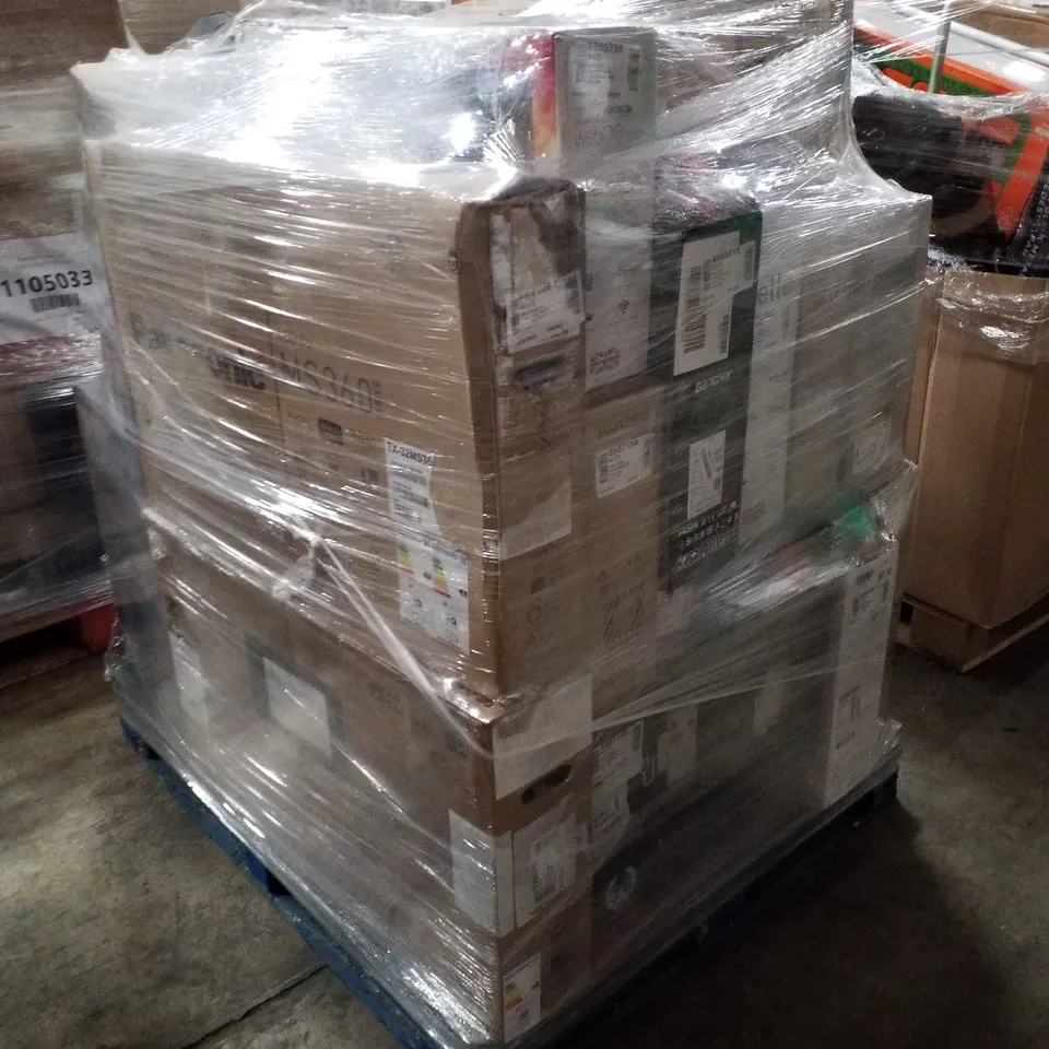 PALLET OF APPROXIMATELY 19 UNPROCESSED RAW RETURN ELECTRICAL GOODS TO INCLUDE;