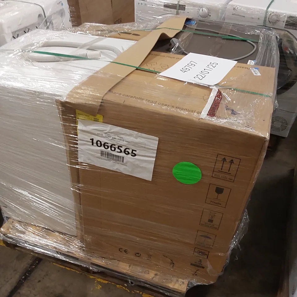 PALLET OF APPROXIMATELY 4 UNPROCESSED RAW RETURN WHITE GOODS TO INCLUDE;