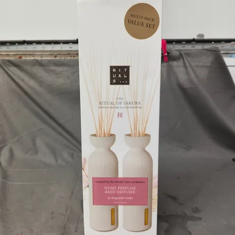 RITUALS THE RITUAL OF SAKURA REED DIFFUSER SET – HOME DECOR (MULTI-PACK VALUE SET, 2X FRAGRANCE STICKS)