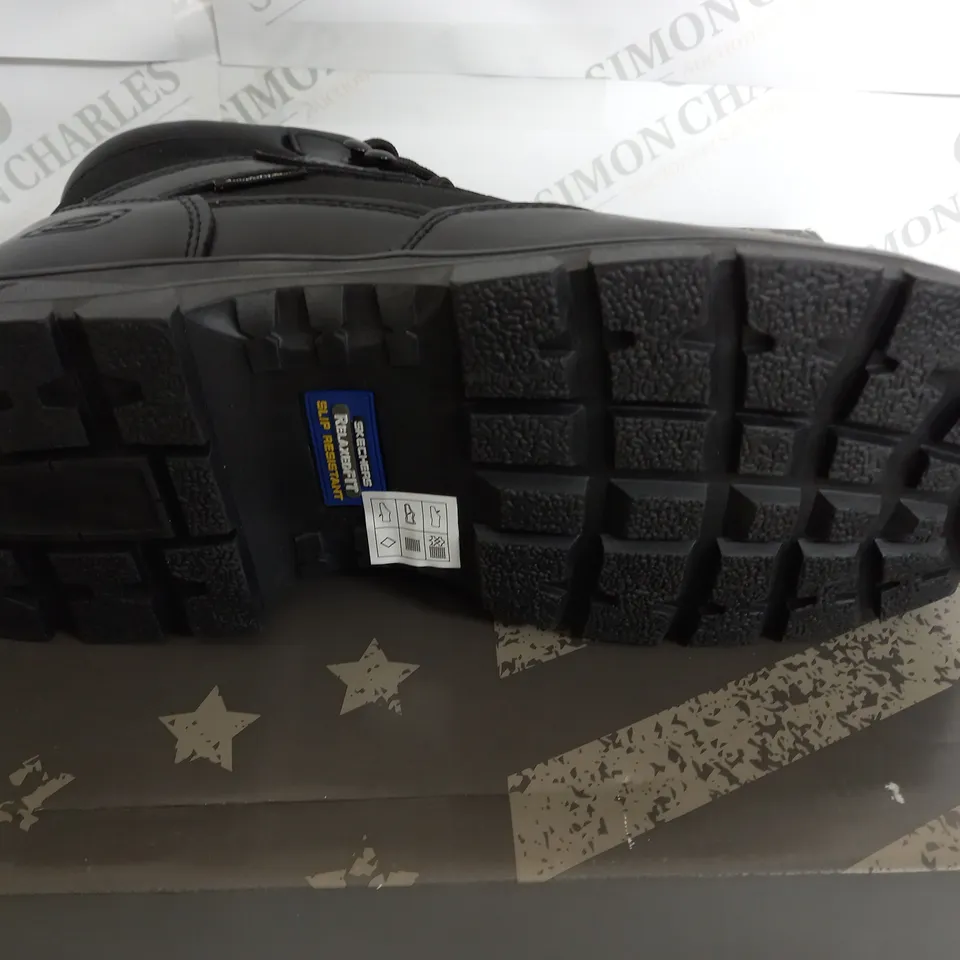 SKECHERS WASCANA BENEN TACTICAL NON SAFETY BOOTS BLACK