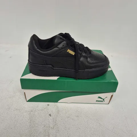 BOXED PAIR OF PUMA CA PRO CLASSIC II TRAINERS IN BLACK - UK 4