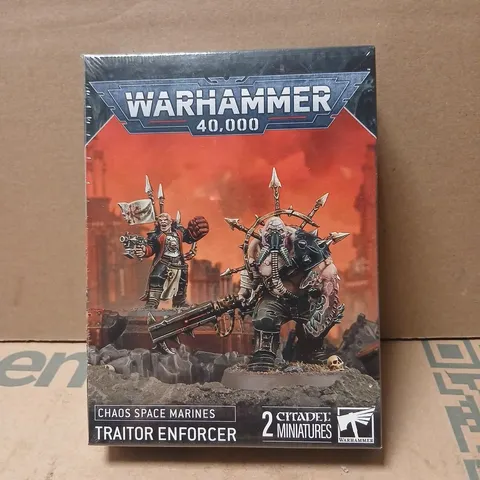 WARHAMMER 40,000 TRAITOR ENFORCER BOXED SET – 2 CITADEL MINIATURES (CHAOS SPACE MARINES)