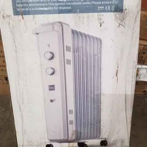 BOXED ANJI DEPOT 2000W 9FIN OIL FILLED RADIATOR, PORTABLE HEATER