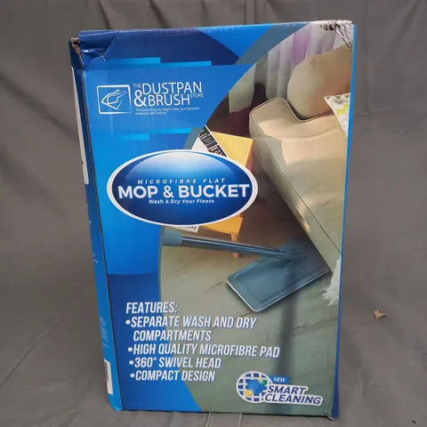 MICROFIBRE FLAT MOP AND BUCKET