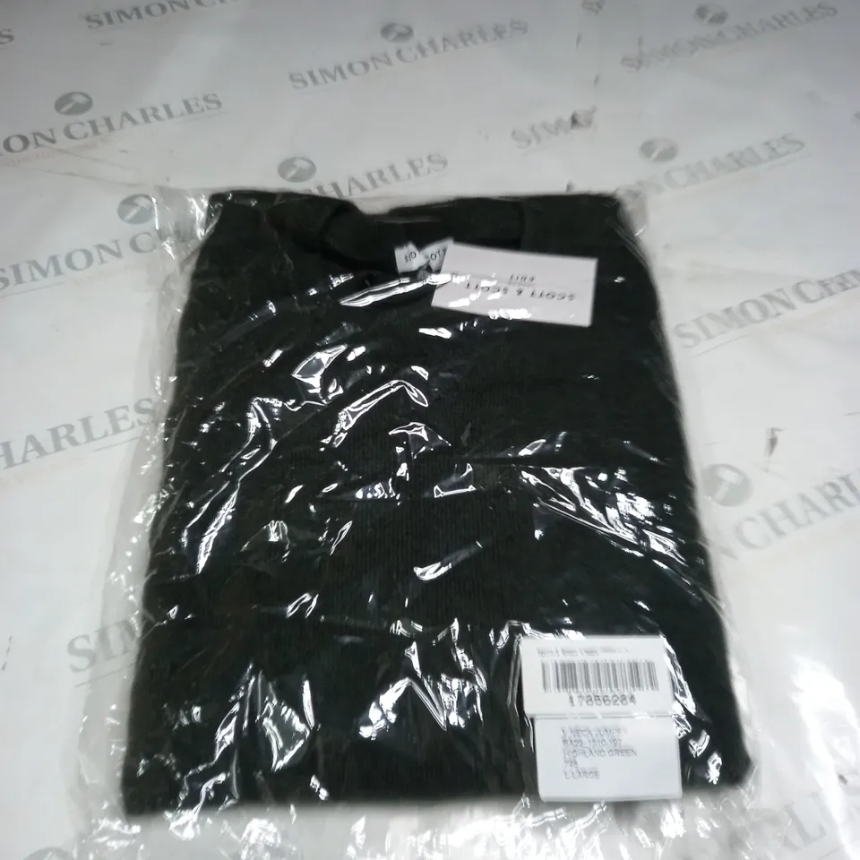 SCOTT & SCOTT V-NCK JUMPER SIZE L