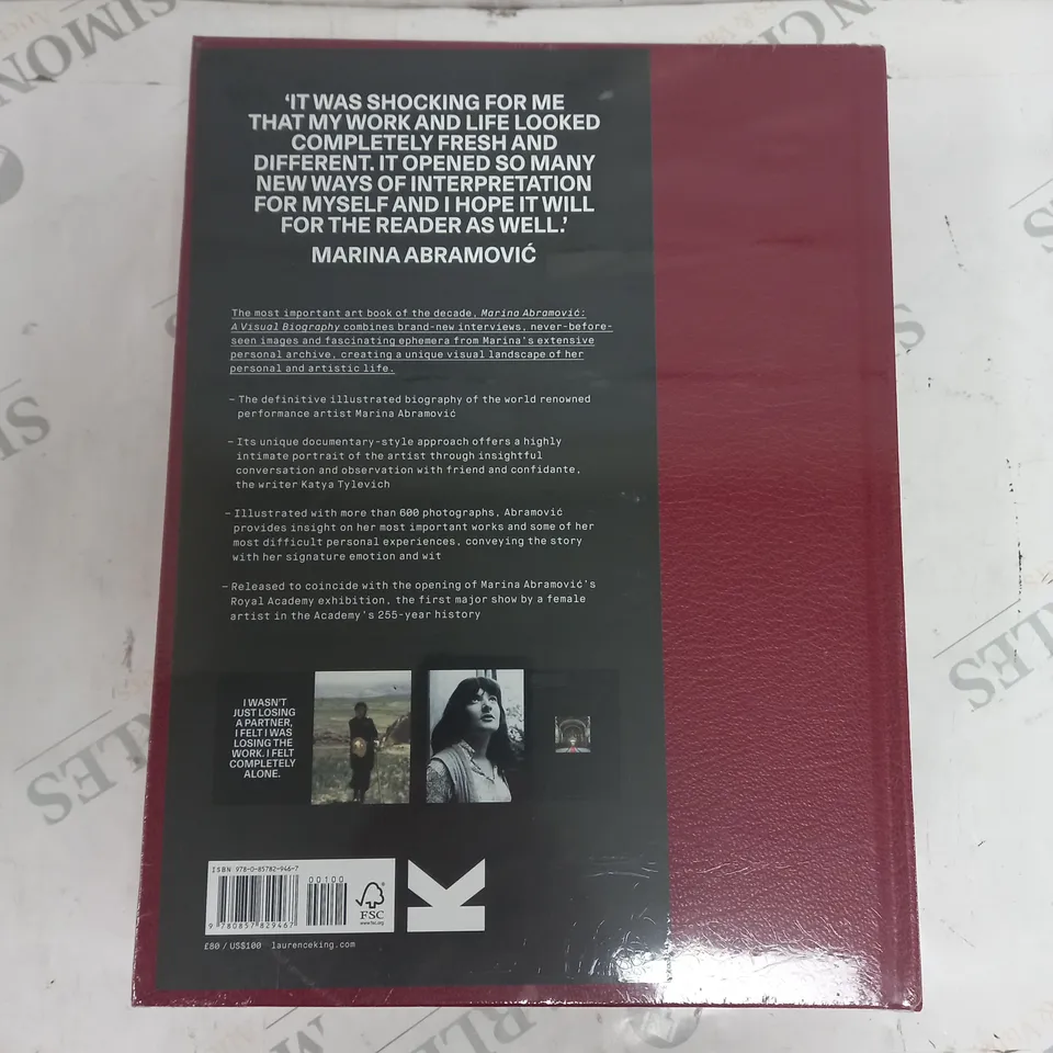 SEALED MARINA ABRAMOVIC A VISUAL BIOGRAPHY WITH KATYA TYLEVICH