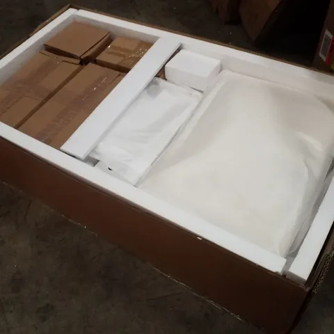 BOXED WHITE DRESSING TABLE