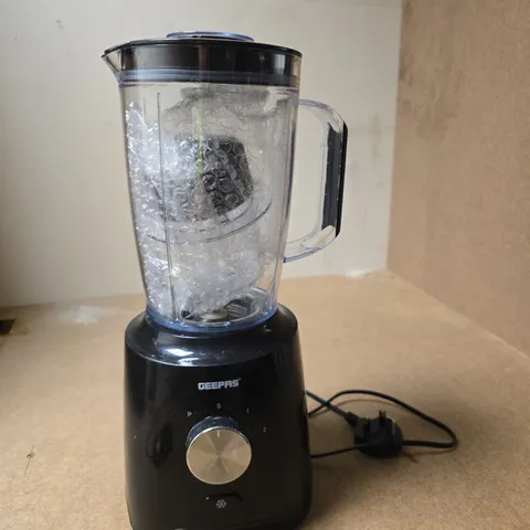 GEEPAS BLENDER WITH JUG – BLACK BASE